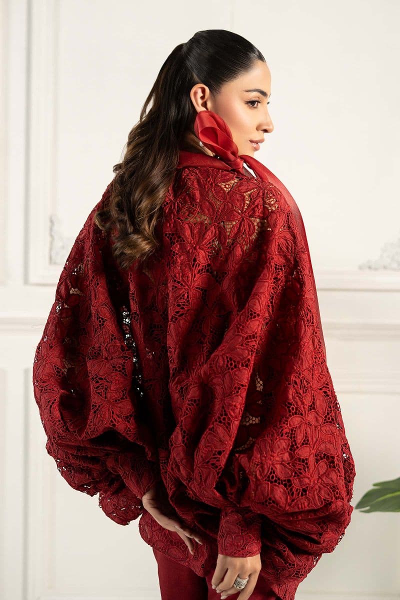 Embroidered Silk Fabric (1Pc) | LF-CH2 thumbnail