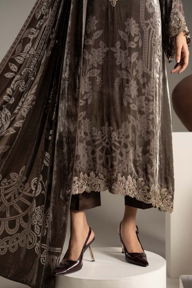 3 Piece Embroidered Palachi Suit