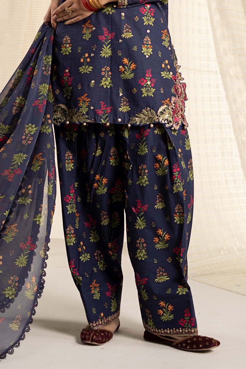 3 Piece Embroidered Khaddar Suit thumbnail