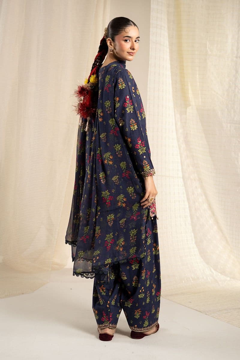 3 Piece Embroidered Khaddar Suit thumbnail