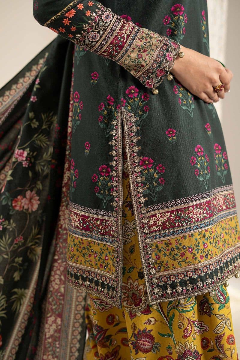 3 Piece Embroidered Khaddar Suit thumbnail