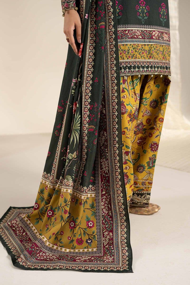 3 Piece Embroidered Khaddar Suit thumbnail