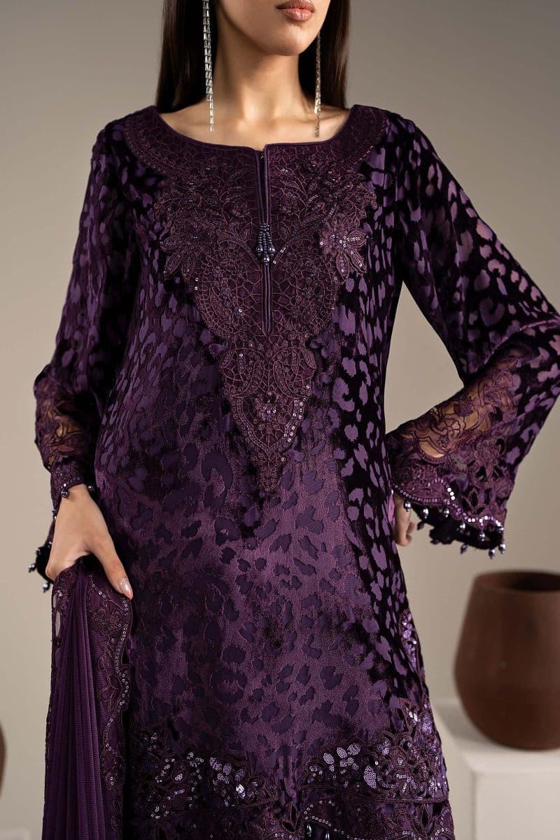 3 Piece Embroidered Palachi Suit