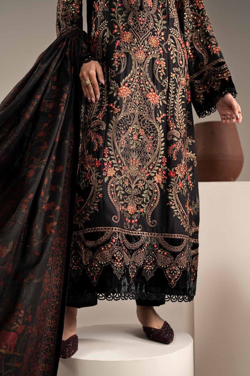 3 Piece Embroidered Marina Twill Suit