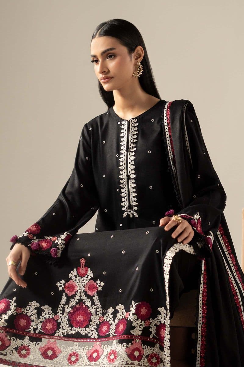 3 Piece Embroidered Marina Twill Suit thumbnail
