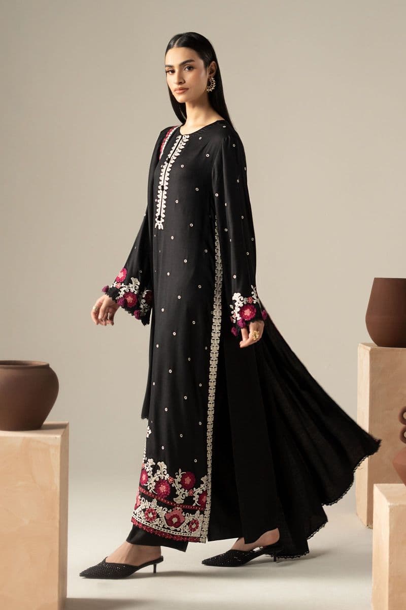 3 Piece Embroidered Marina Twill Suit thumbnail