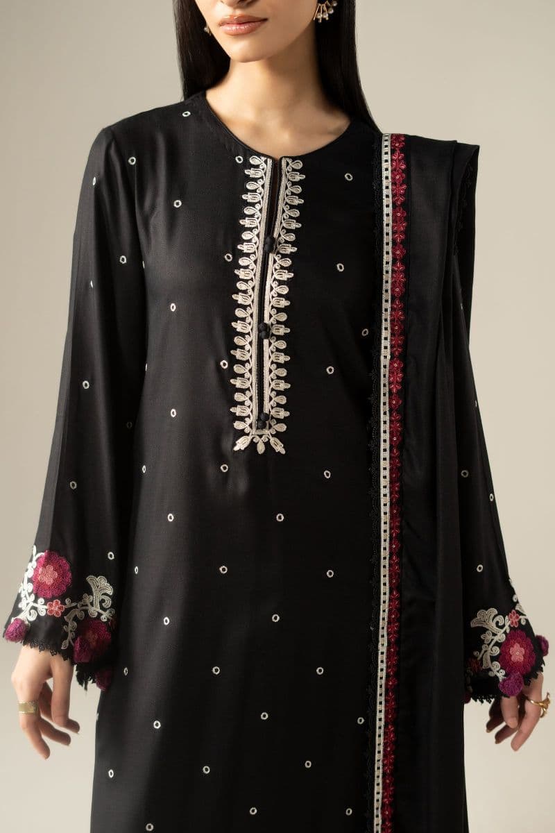 3 Piece Embroidered Marina Twill Suit thumbnail