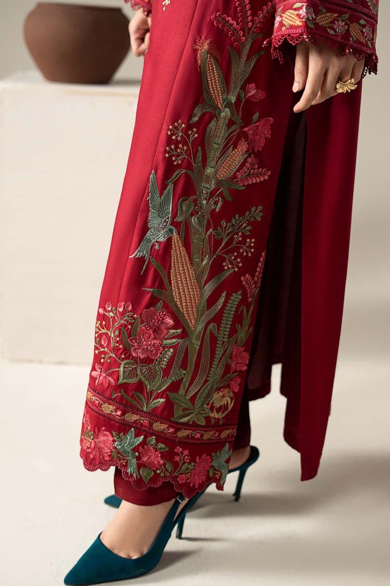 3 Piece Embroidered Linen Suit thumbnail