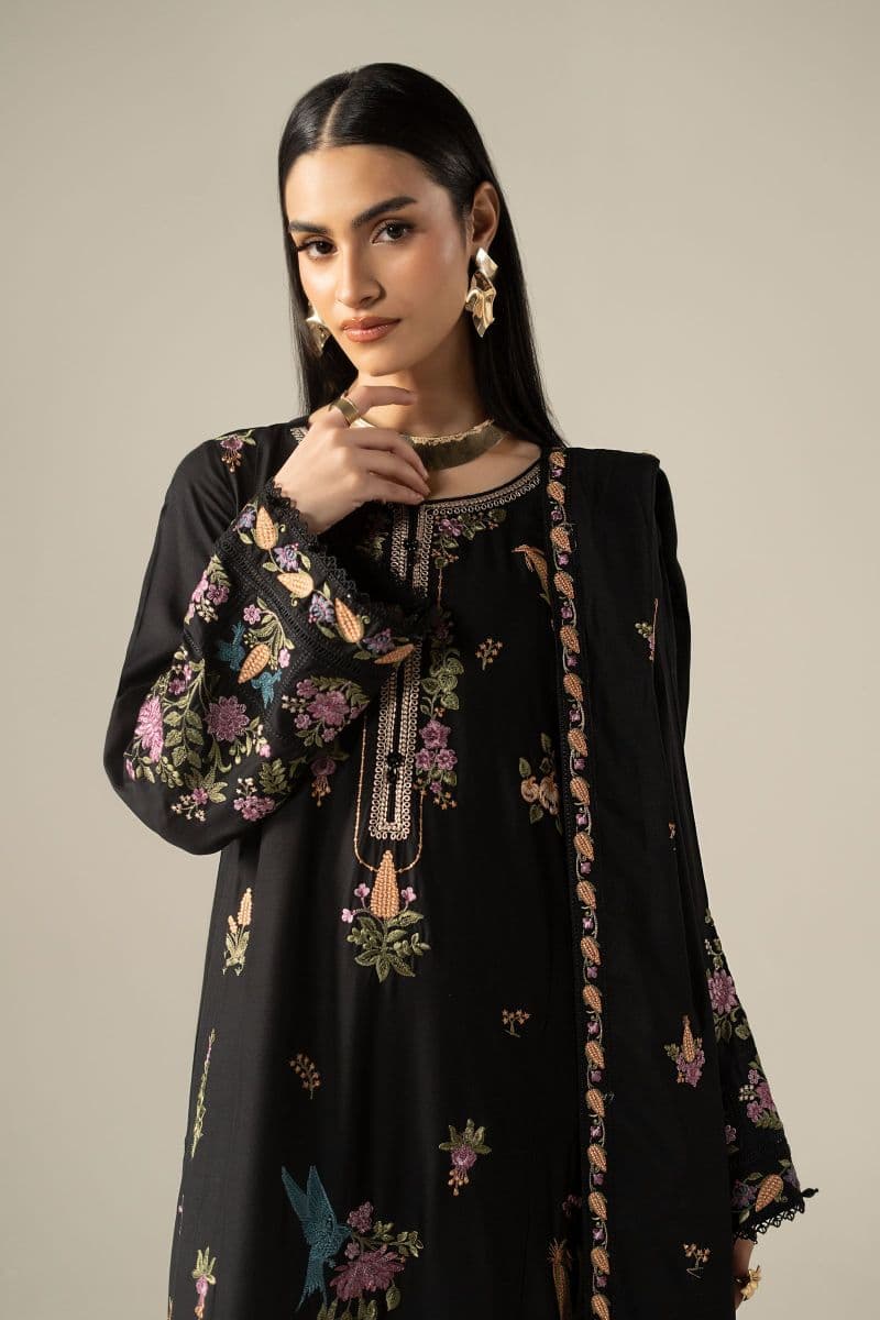 3 Piece Embroidered Linen Suit thumbnail