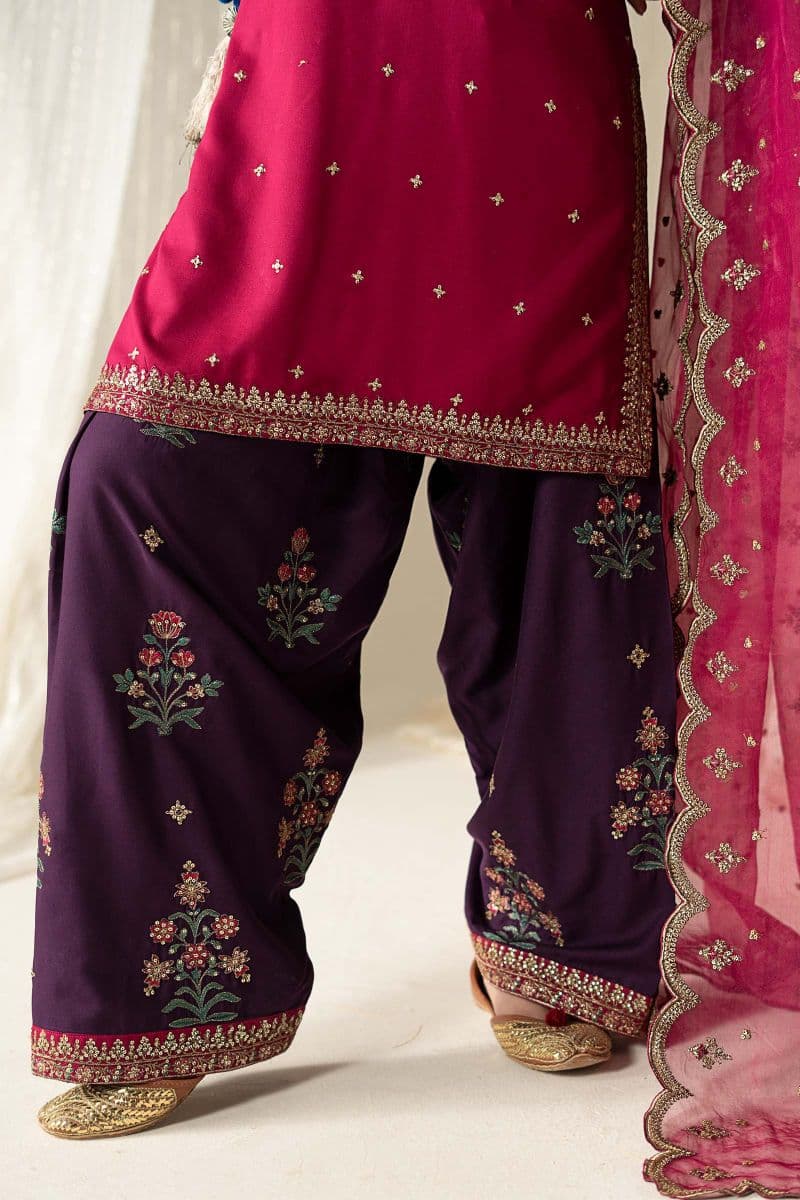 3 Piece Embroidered Linen Suit thumbnail