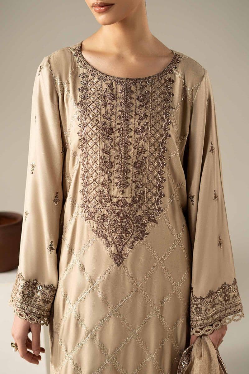 3 Piece Embroidered Marina Twill Suit thumbnail