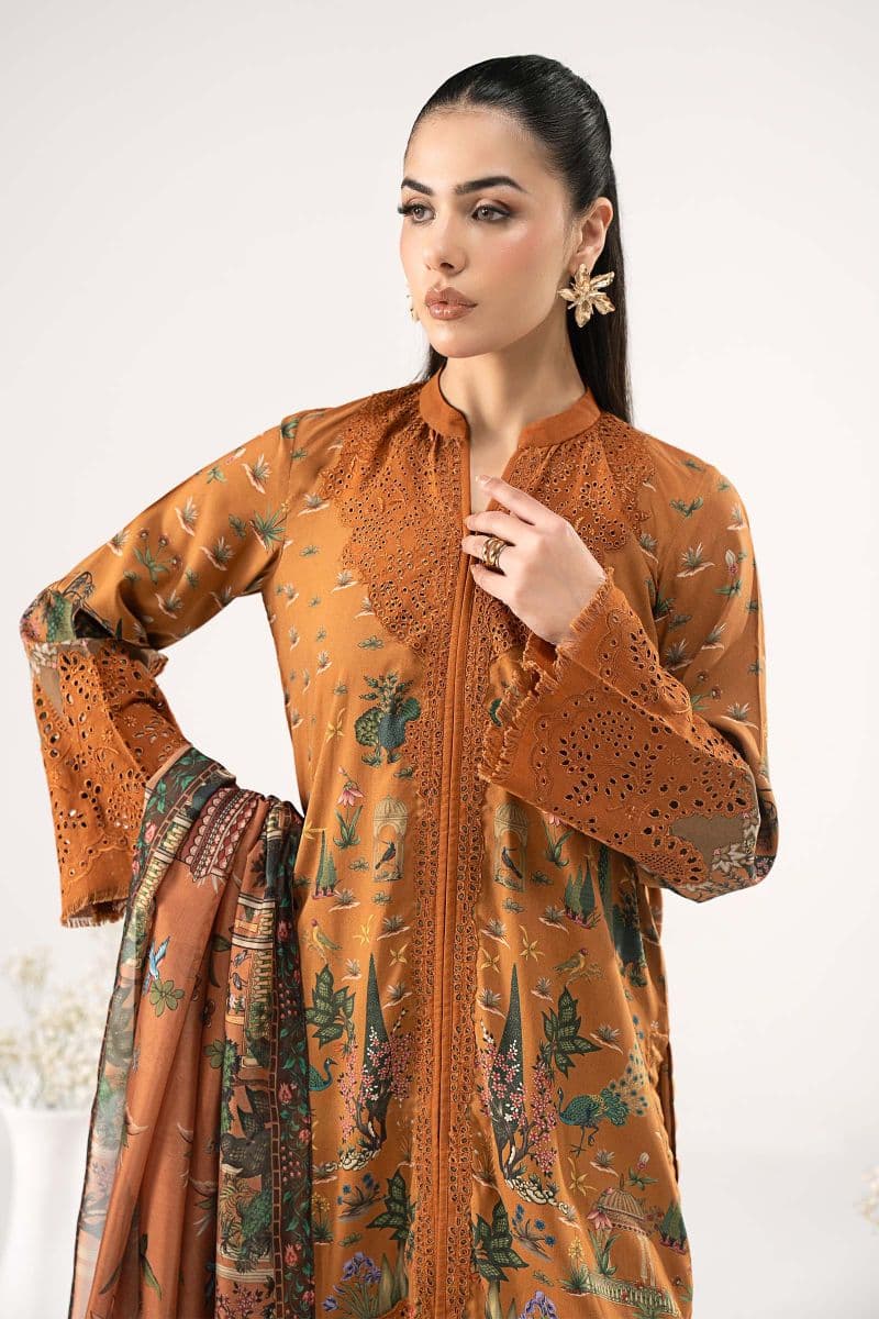 3 Piece Embroidered Linen Suit thumbnail