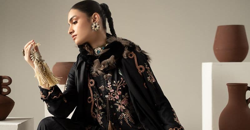 3 Piece Embroidered Marina Twill Suit thumbnail