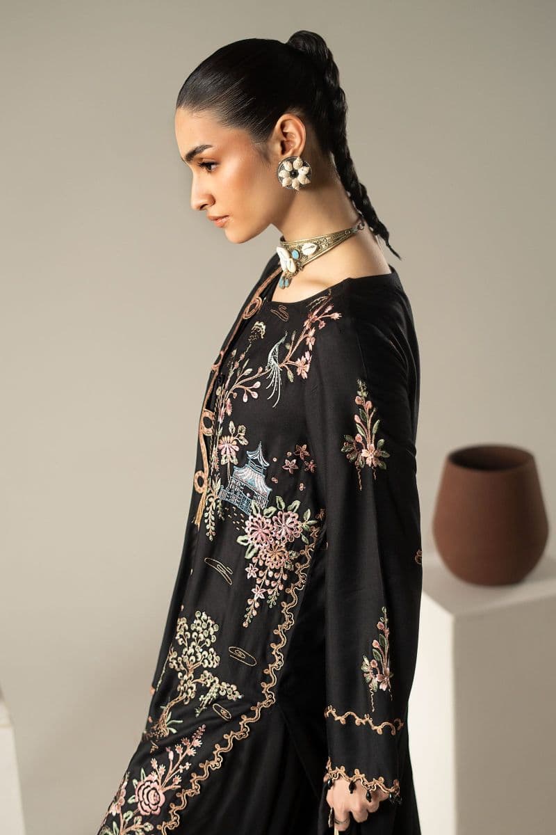 3 Piece Embroidered Marina Twill Suit thumbnail