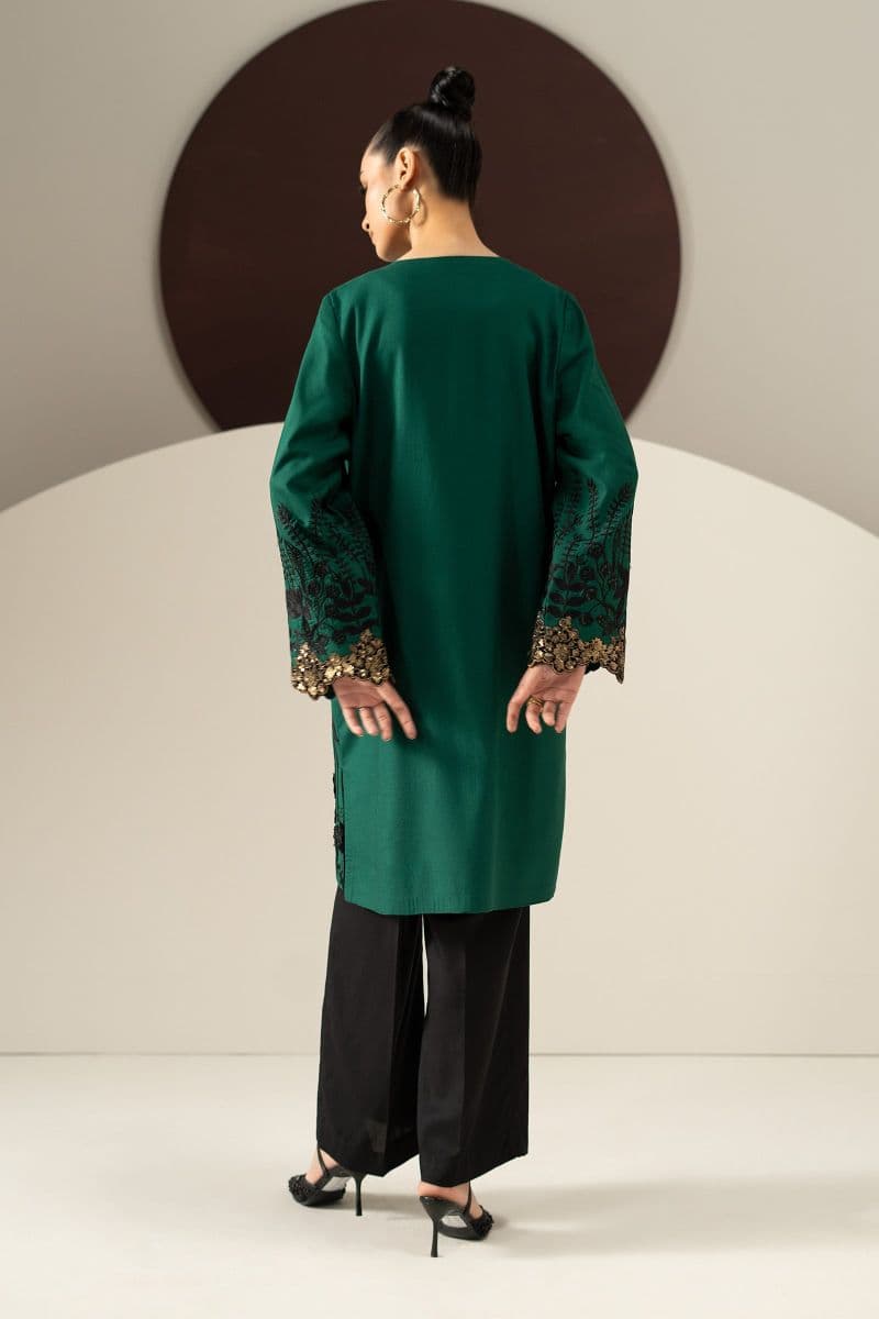 3 Piece Embroidered Linen Suit thumbnail