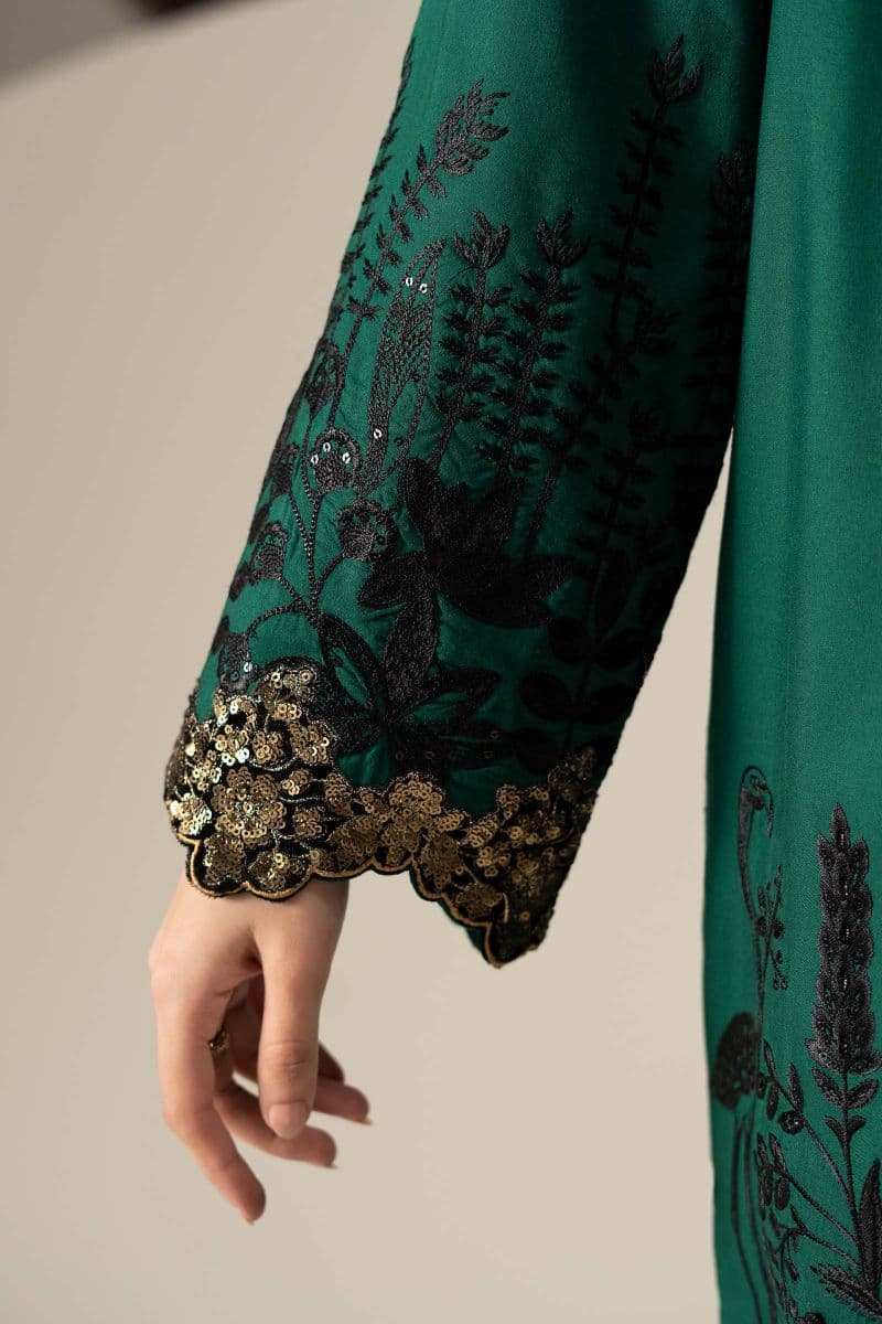 3 Piece Embroidered Linen Suit thumbnail
