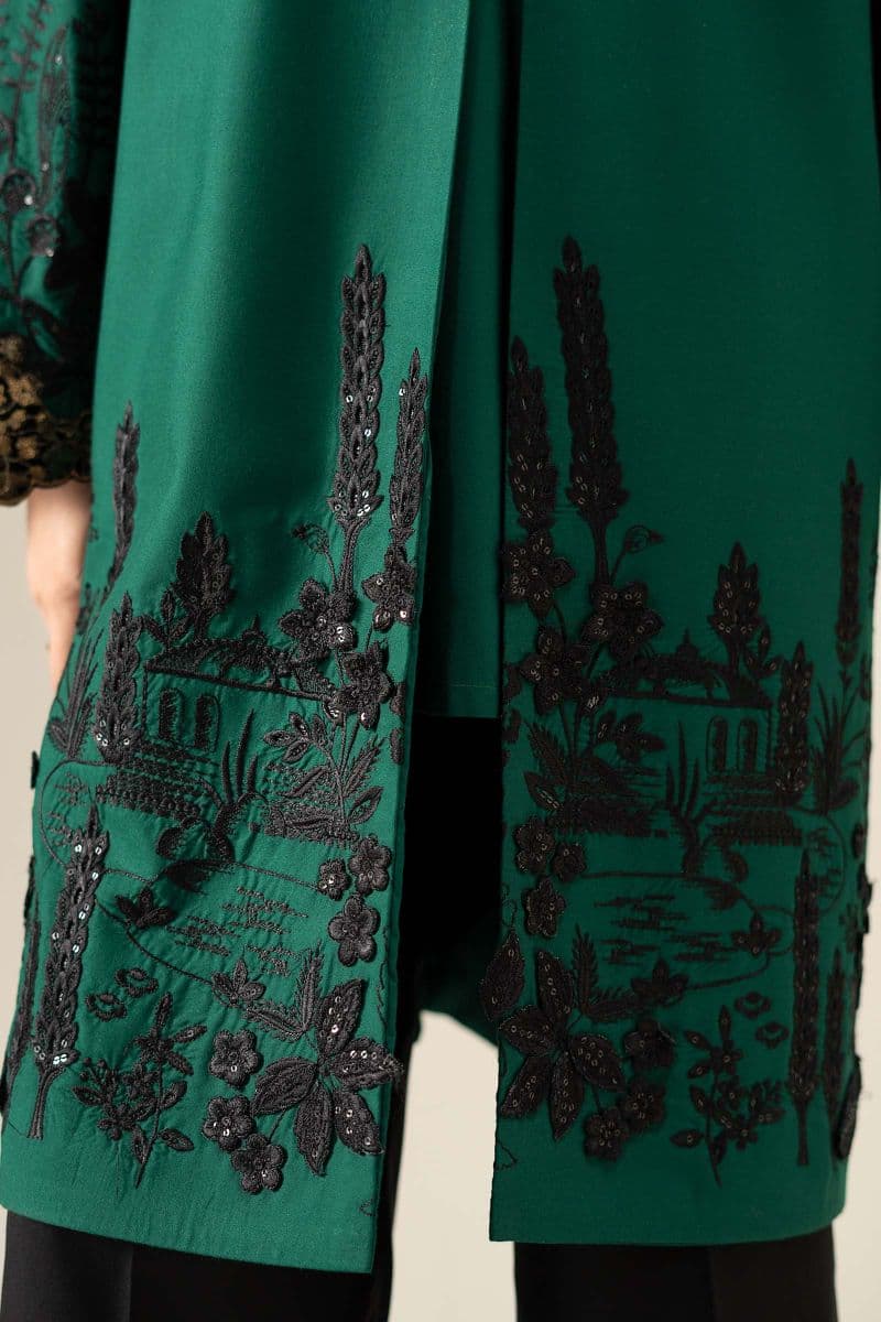 3 Piece Embroidered Linen Suit thumbnail