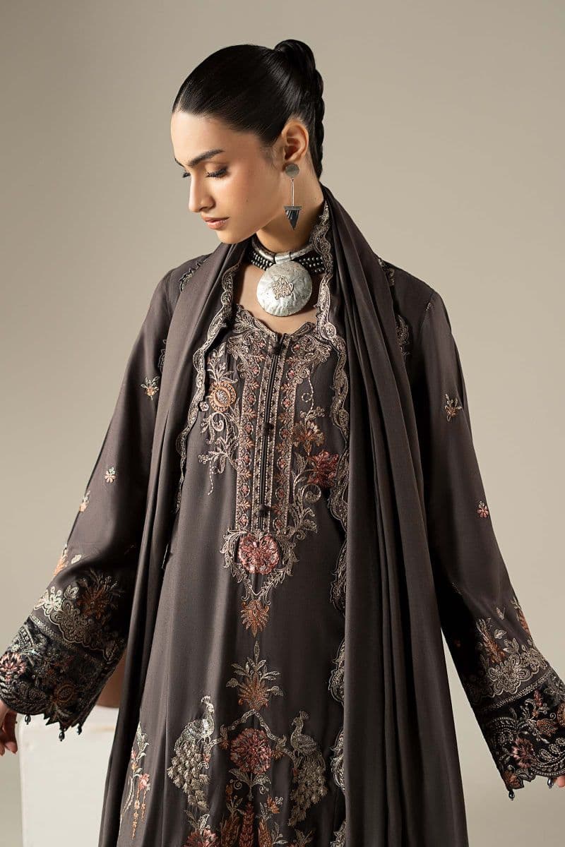 3 Piece Embroidered Linen Suit thumbnail