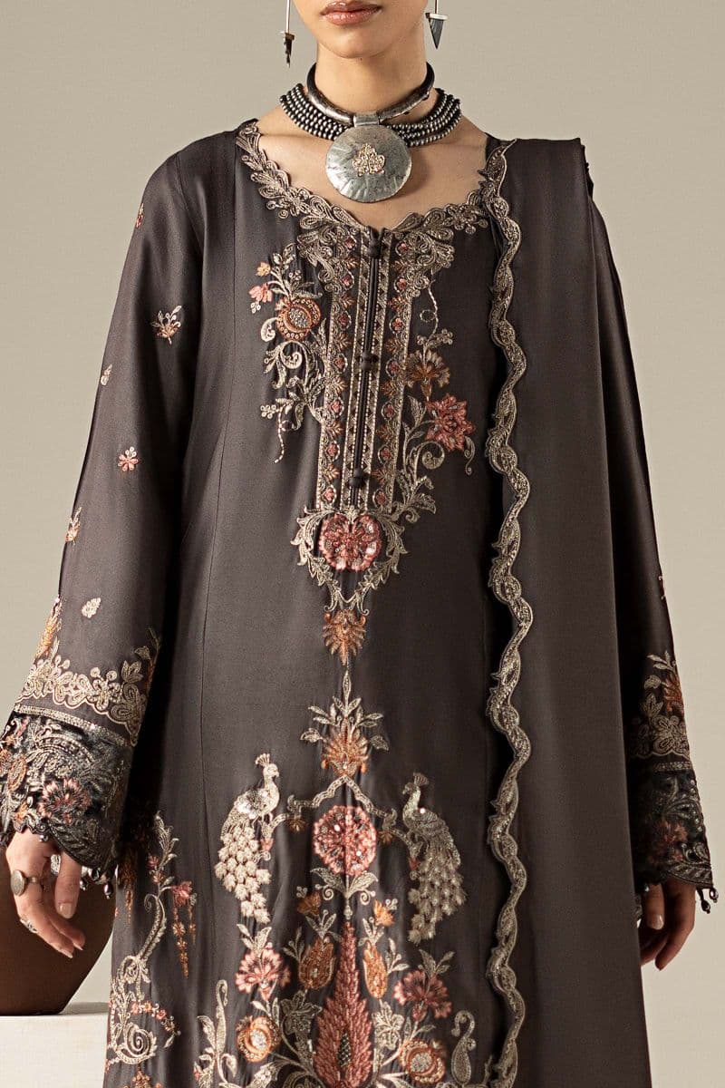3 Piece Embroidered Linen Suit thumbnail