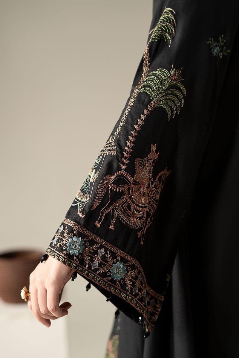 3 Piece Embroidered Linen Suit thumbnail