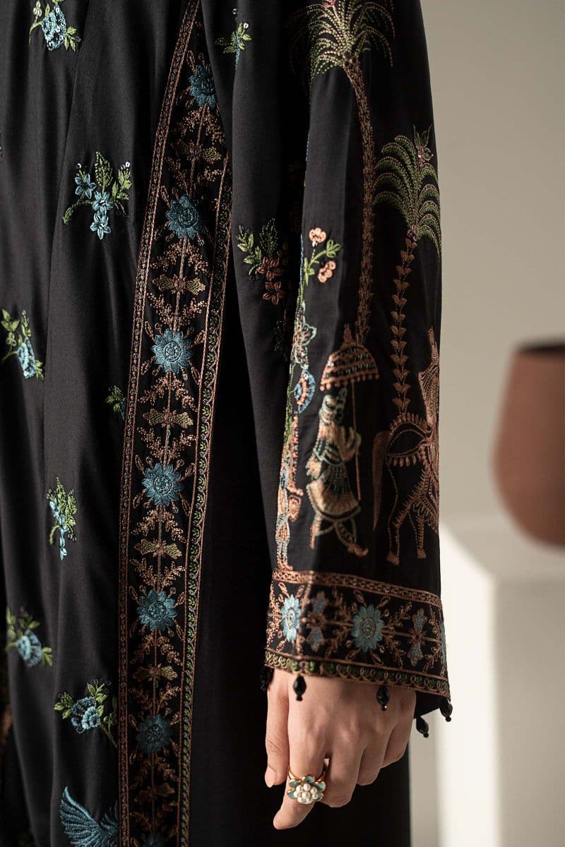 3 Piece Embroidered Linen Suit thumbnail
