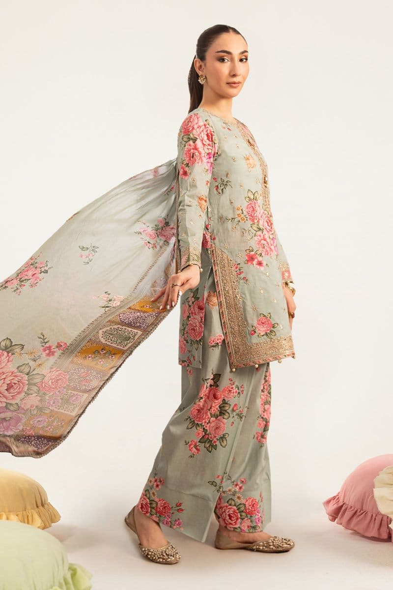 3 Piece Embroidered Lawn Suit thumbnail