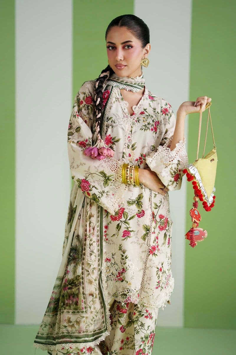3 Piece Embroidered Lawn Suit thumbnail