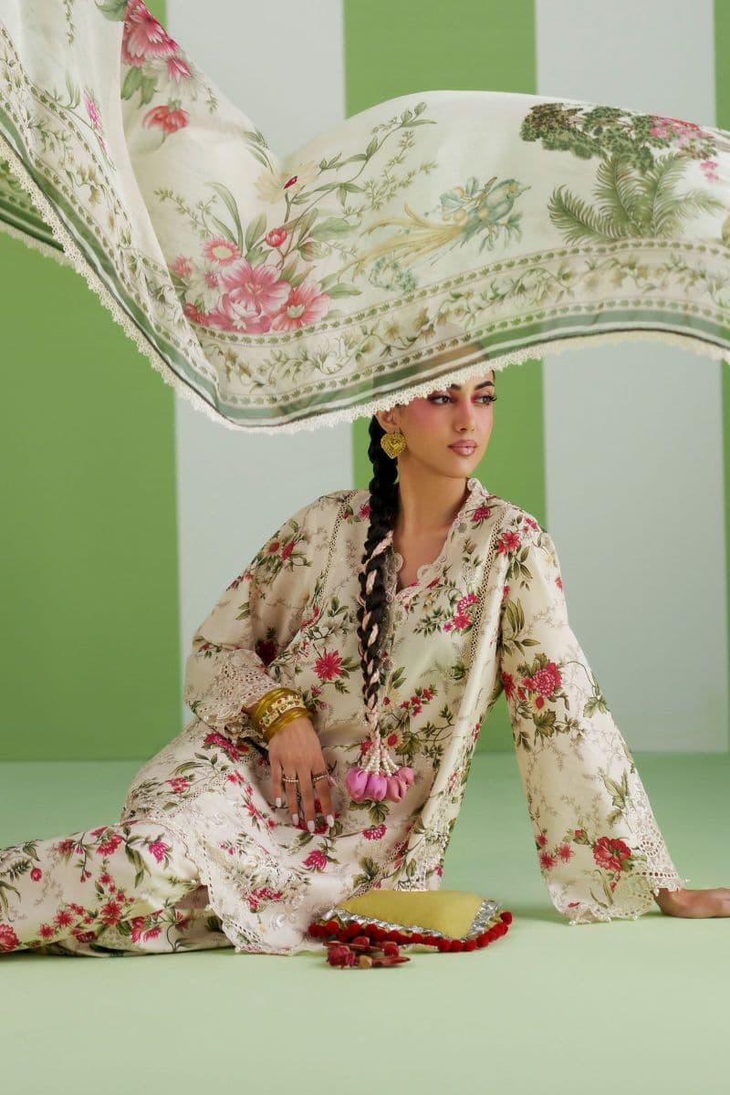 3 Piece Embroidered Lawn Suit thumbnail