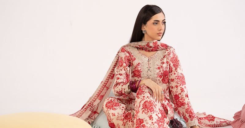 3 Piece Embroidered Lawn Suit