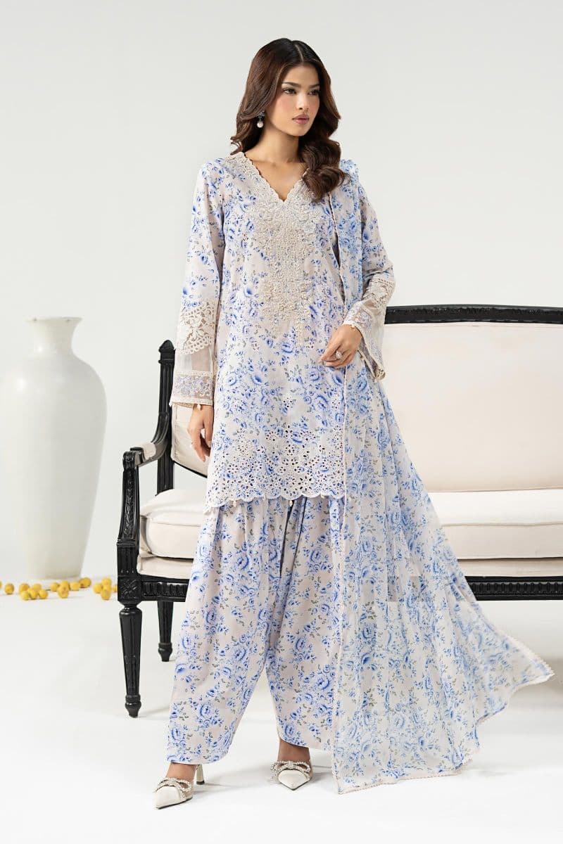 3 Piece Embroidered Lawn Suit thumbnail