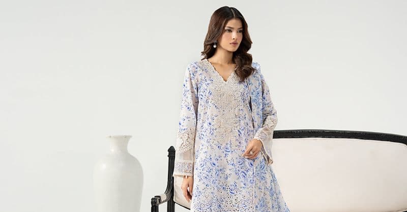 3 Piece Embroidered Lawn Suit thumbnail