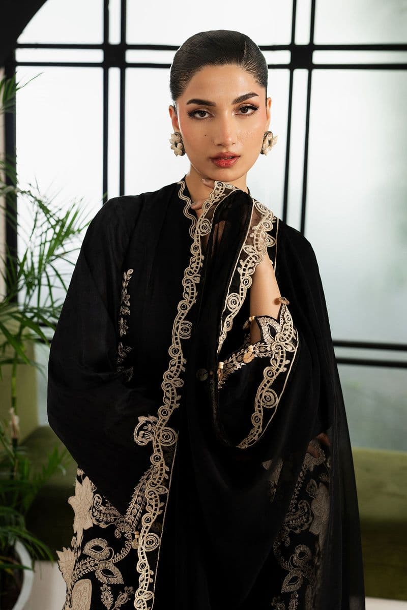 3 Piece Embroidered Dobby Lawn Suit thumbnail