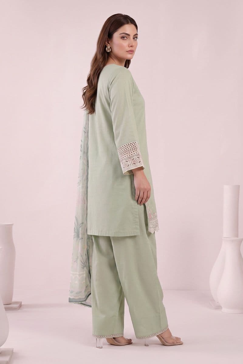 3 Piece Embroidered Lawn Suit thumbnail
