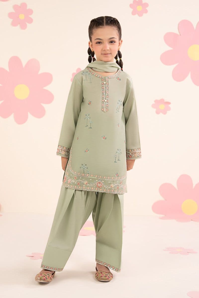 3 Piece Embroidered Lawn Suit thumbnail
