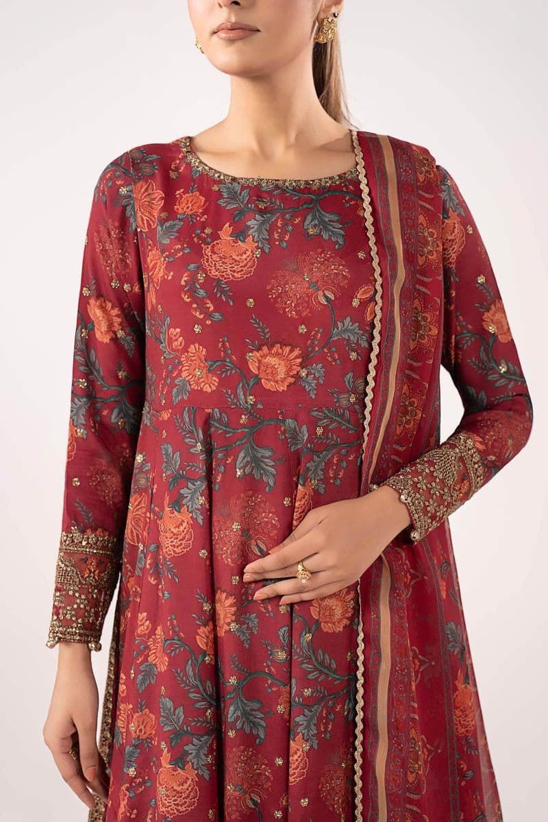 3 Piece Embroidered Lawn Suit