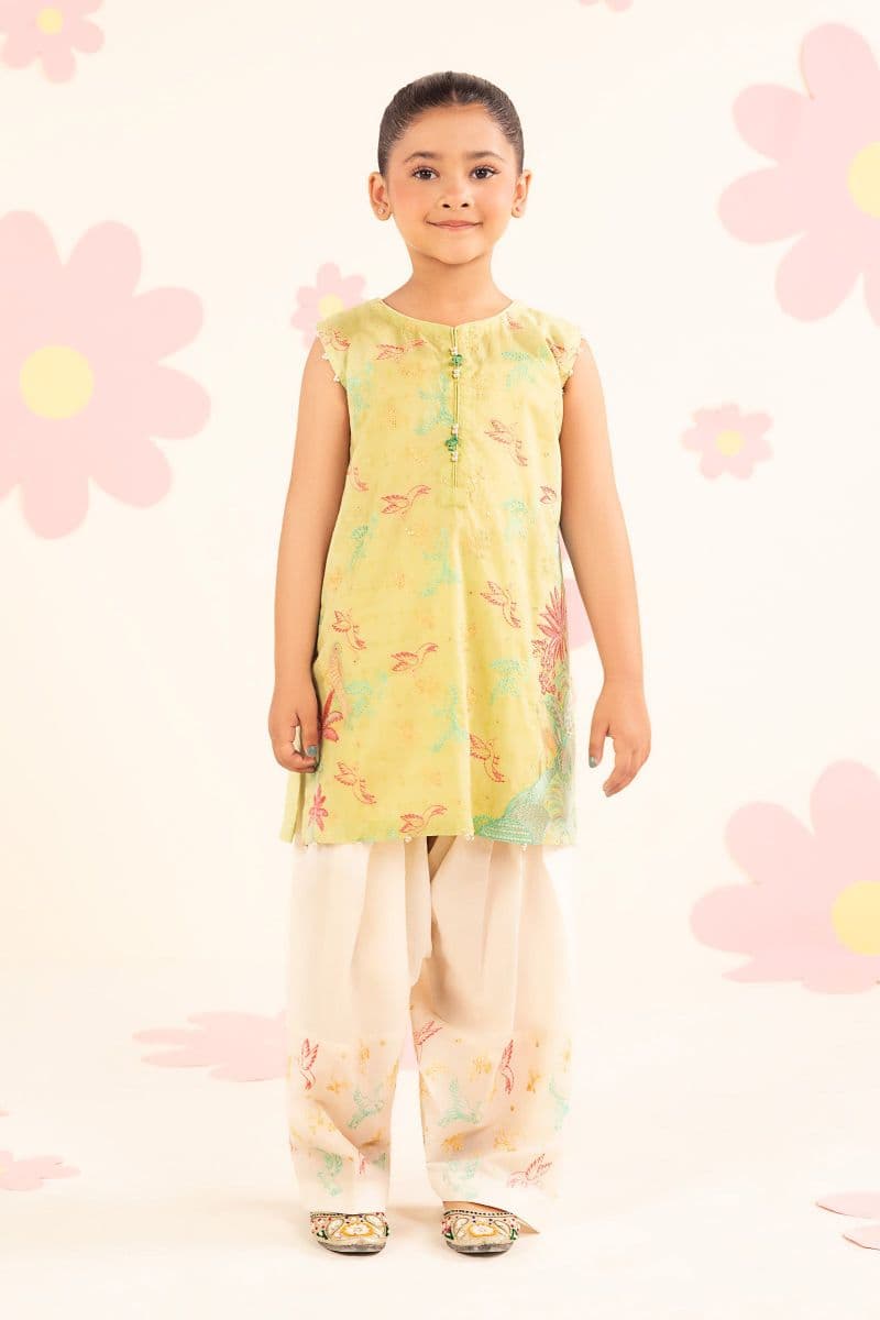 2 Piece Embroidered Dobby Lawn Suit thumbnail
