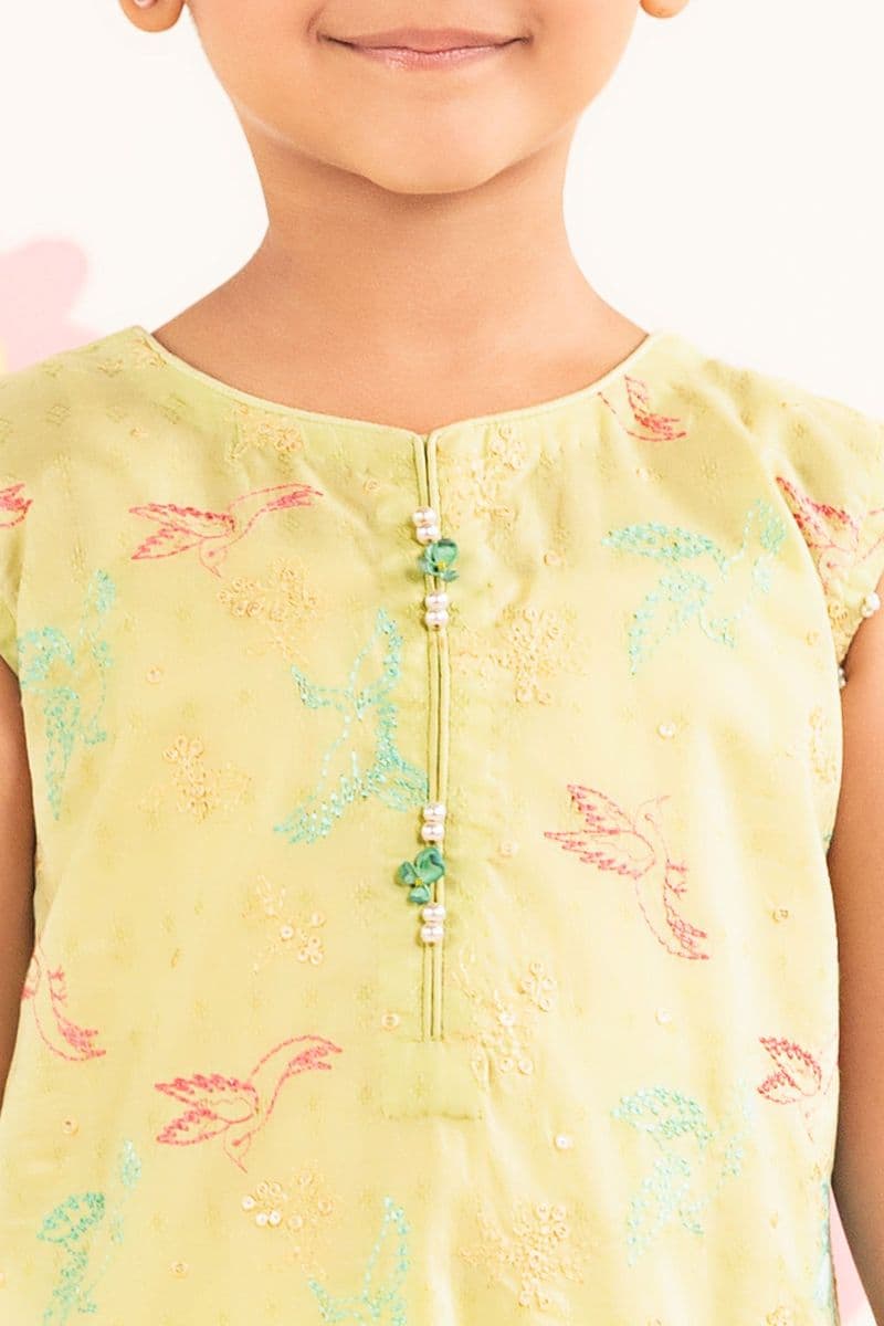 2 Piece Embroidered Dobby Lawn Suit thumbnail