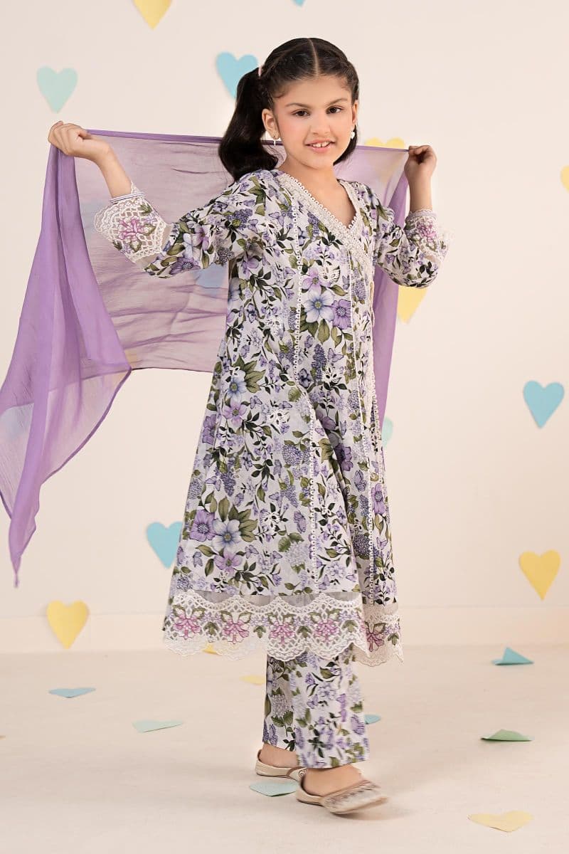 3 Piece Embroidered Lawn Suit thumbnail
