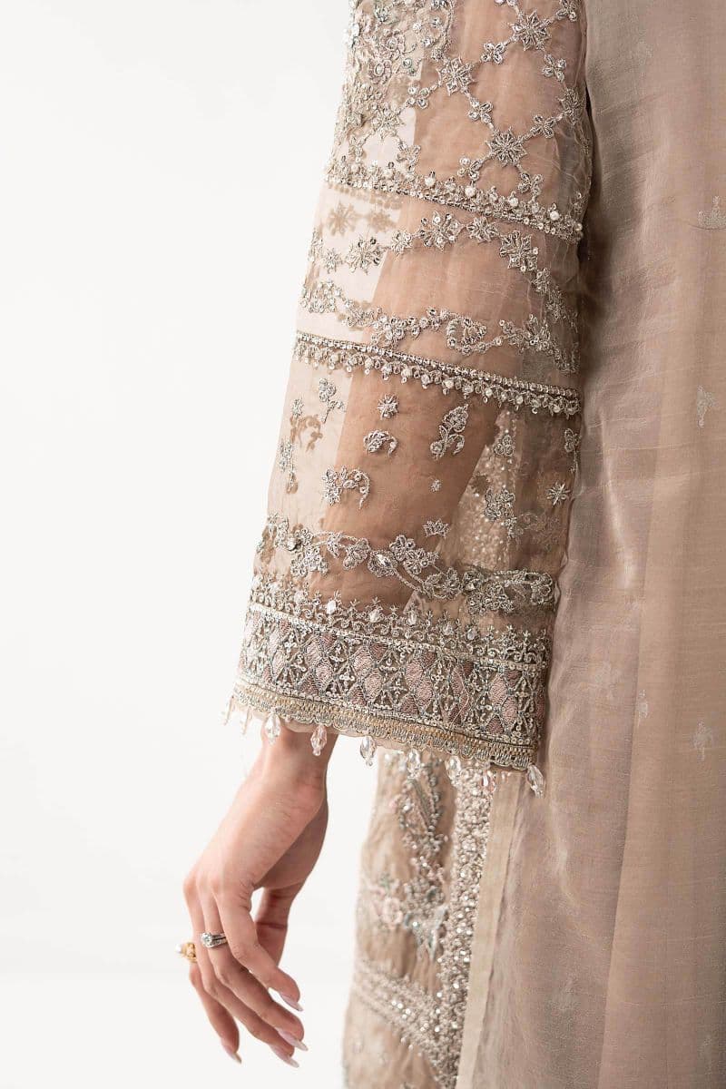3 Piece Embroidered Organza Suit thumbnail