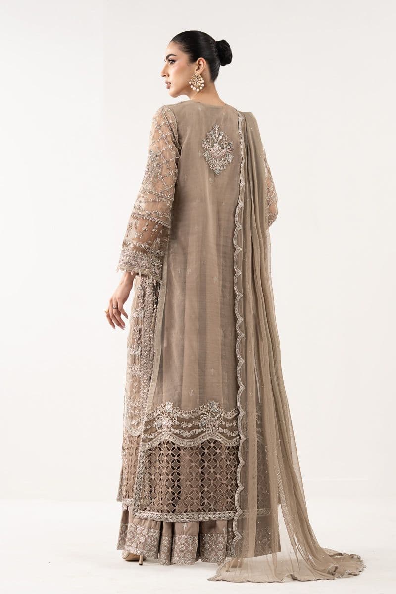 3 Piece Embroidered Organza Suit thumbnail