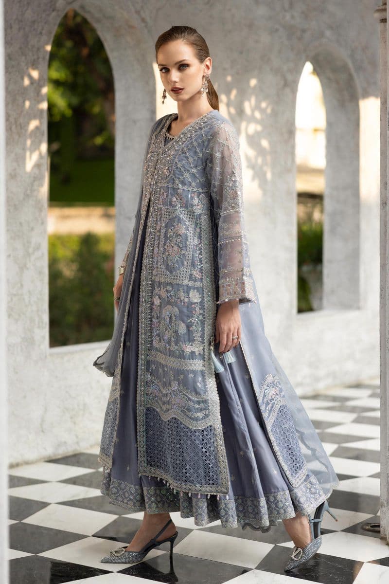 3 Piece Embroidered Organza Suit thumbnail