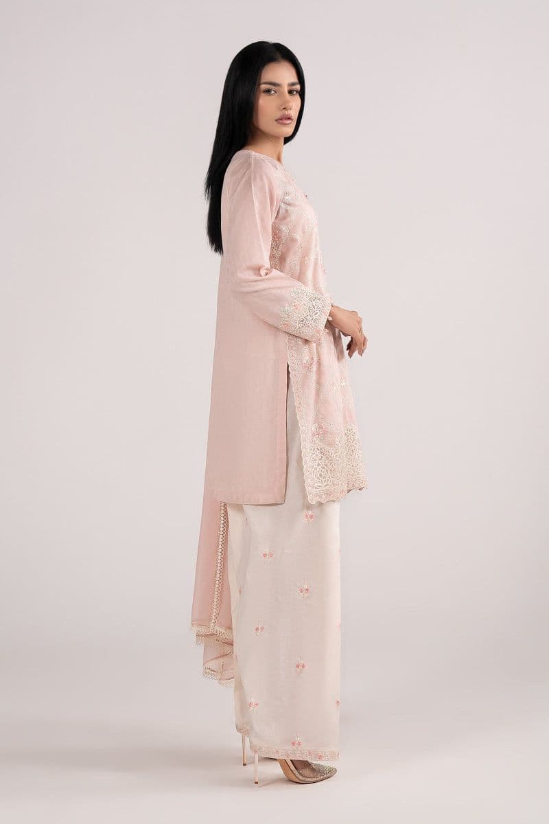 3 Piece Embroidered Dobby Lawn Suit thumbnail