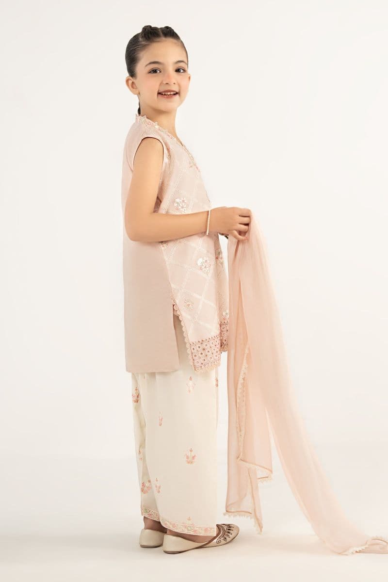 3 Piece Embroidered Dobby Lawn Suit thumbnail
