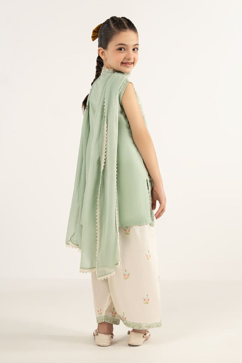 3 Piece Embroidered Dobby Lawn Suit thumbnail