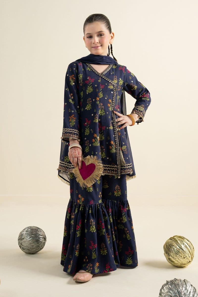 3 Piece Embroidered Khaddar Suit thumbnail