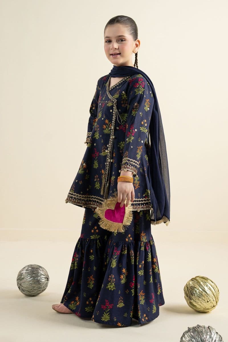 3 Piece Embroidered Khaddar Suit thumbnail
