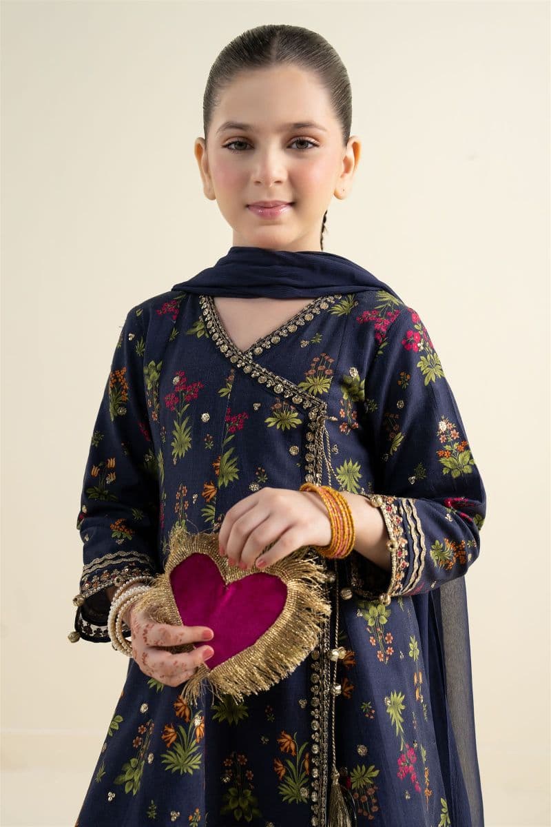 3 Piece Embroidered Khaddar Suit thumbnail