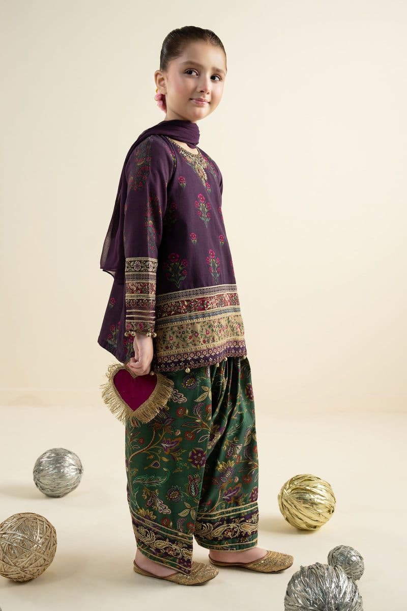 3 Piece Embroidered Khaddar Suit thumbnail
