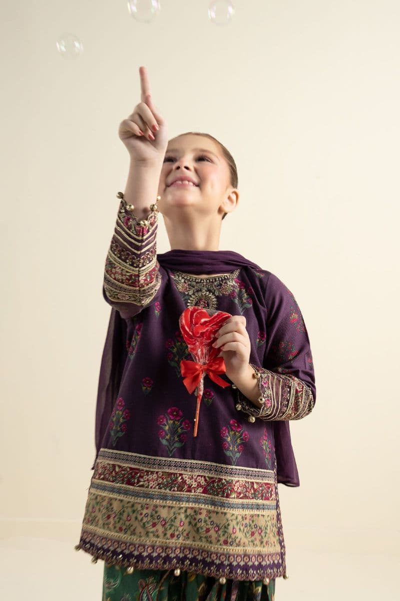 3 Piece Embroidered Khaddar Suit thumbnail