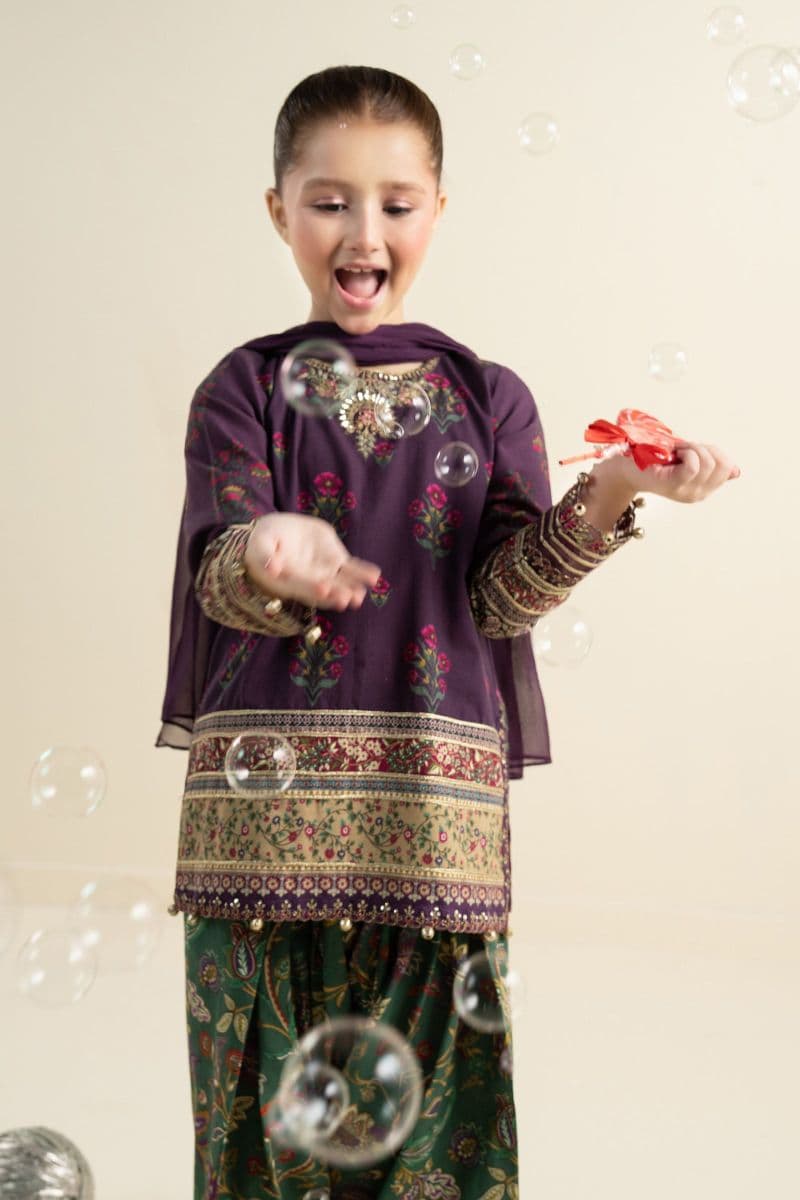 3 Piece Embroidered Khaddar Suit thumbnail